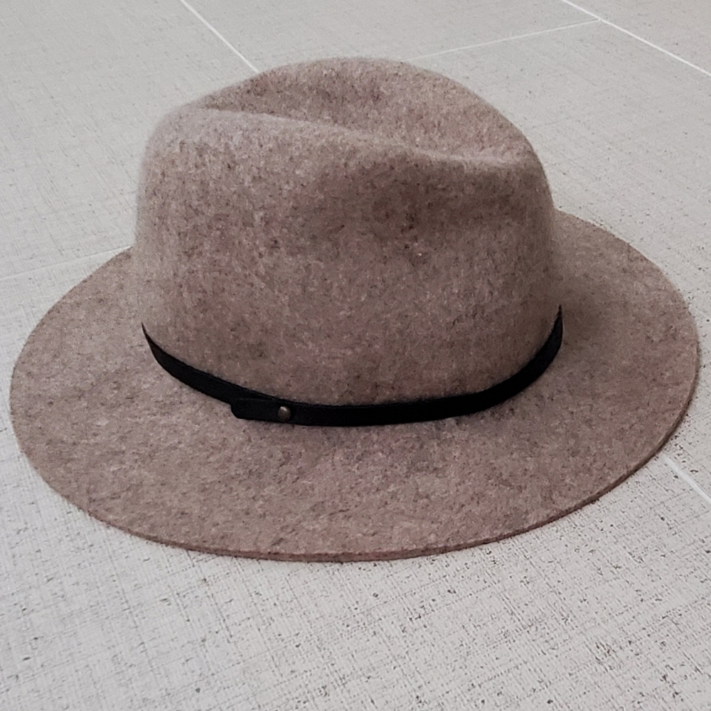 Banana Republic 100% Wool Fedora Hat, Neutral Brown, M/L, NEVER WORN! - Picture 4 of 14